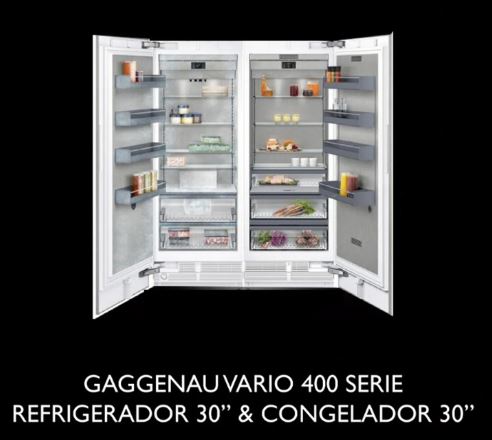 Combo Gaggenau Refri 30" + Freezer 30" con sus kits e instalación - COMBOGAGG E3.