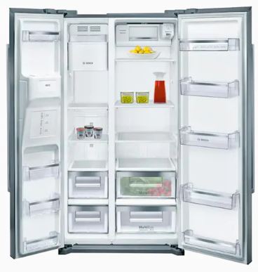 36" 300 Series Side by Side Refrigerator/Freezer with IWD - Stainless Steel - ENERGY STAR