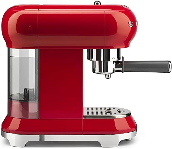 Espresso coffee machine smeg rojo - ECF01RDUS