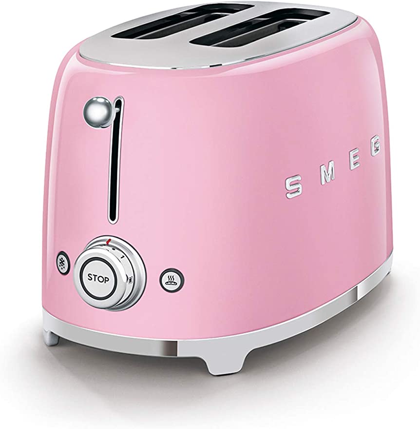 Toaster retro-style smeg rosado - TSF01PKUS