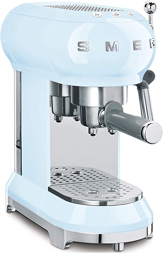 Espresso coffee machine smeg azul pastel - ECF01PBUS