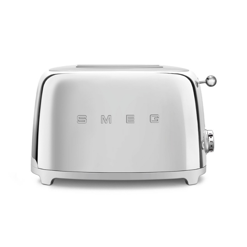 Toaster retro-style smeg plateado - TSF01SSUS