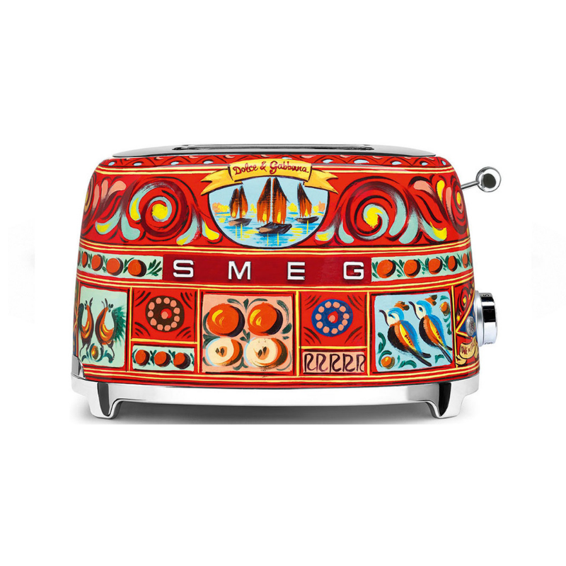Toaster retro-style smeg Sicily is my love - TSF01DGUS