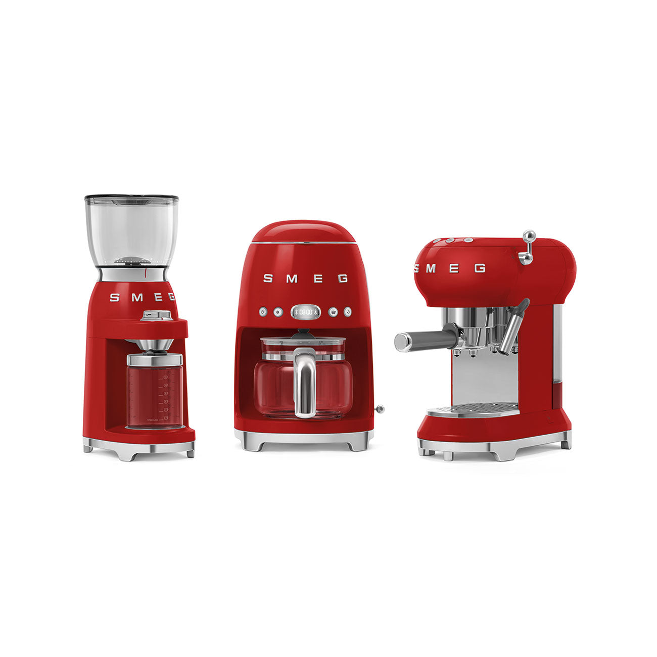 Coffee grinder smeg rojo - CGF01RDUS