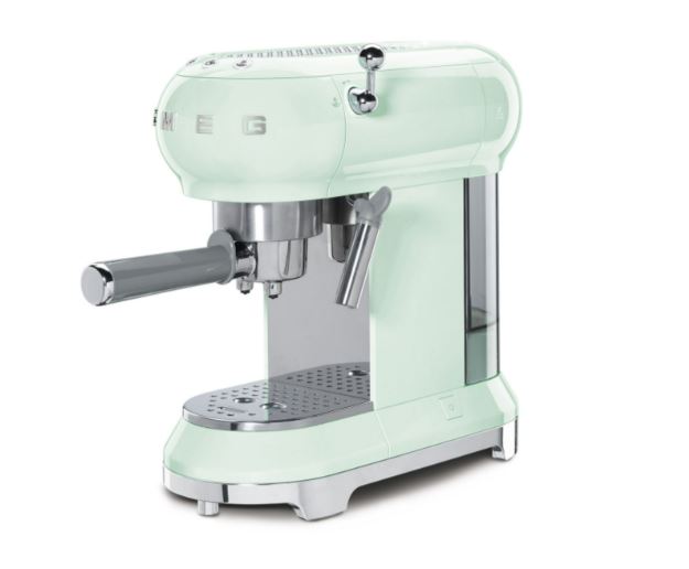 Espresso coffee machine smeg verde pastel - ECF01PGUS