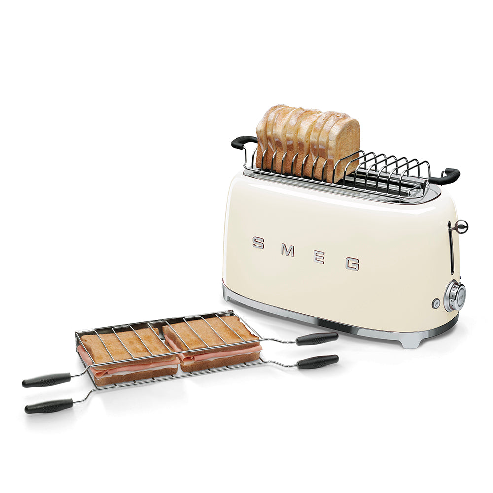 Toaster retro-style smeg crema - TSF02CRUS