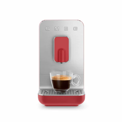 Cafetera superautomática Smeg rojo - BCC01RDMUS