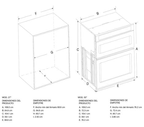 TORRE DE HORNOS ELECTRICA 68CM  Sistema convección que distribuye eficientemente el calor asegurando un calentamiento óptimo y una cocción uniforme.  Superficie Anti-finger print protege el horno de la corrosión propia del paso del tiempo evitando marcas y manchas de óxido gracias a su película antihuellas.  Función Keep Warm Mantén los platillos listos para servir mientras trabajas en el resto de la comida.  Esta configuración brinda calor al horno para evitar que los platillos preparados se enfríen.