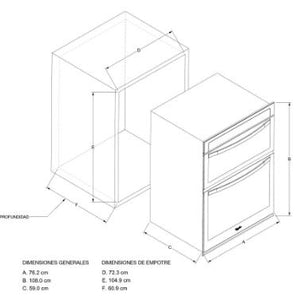 TORRE DE HORNOS ELECTRICA 76CM  Sistema convección que distribuye eficientemente el calor asegurando un calentamiento óptimo y una cocción uniforme.  Superficie Anti-finger print protege el horno de la corrosión propia del paso del tiempo evitando marcas y manchas de óxido gracias a su película antihuellas.  Función Keep Warm Mantén los platillos listos para servir mientras trabajas en el resto de la comida.  Esta configuración brinda calor al horno para evitar que los platillos preparados se enfríen.