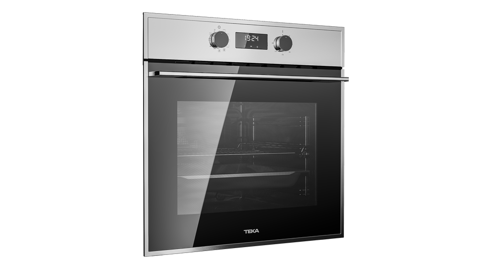 Horno Multifunción - HSB 635  Volaje: 220V Frecuencia: 50/60 Hz Potencia máxima: 2615w Capacidad: 70 l Ventilación dinámica: Si Clasificación energética: A+ Niveles de altura de cocción: 5 Horno de convección: Si Método de limpieza: Hydroclean Cristales en la puerta: 2 Guía telescópica: Si Función eco: Si Bloqueo de niños: Si Sistema antivuelco: Si Horno de convección: Si