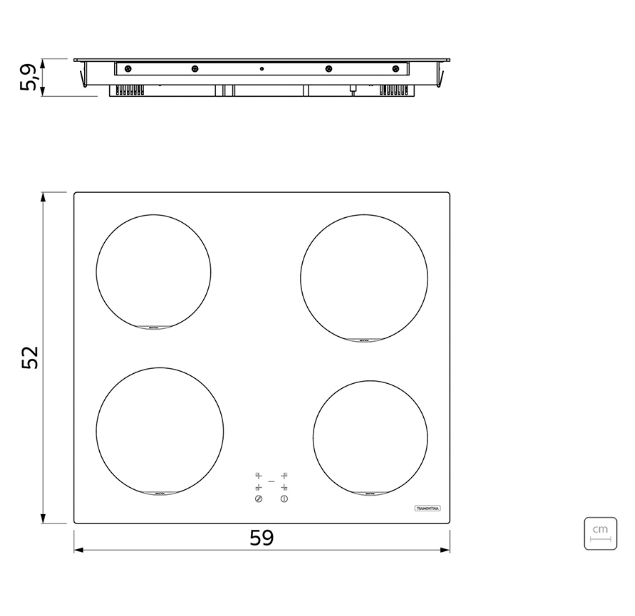 Placa de inducción 60 cm - 94751022