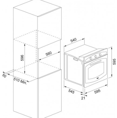 Horno Eléctrico; COUNTRY FCO 86 H