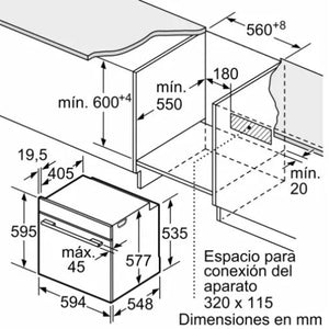 SERIE 8 - Horno Electrico a vapor 100%. Horno Multifunción con vapor: 12 funciones.Métodos adicionales de calentamiento con vapor: Vapor 100%, regenerar,fermentación, descongelar.DishAssist: Ajuste automático de forma óptima de calentamiento, temperatura y tiempo para un sinnúmero de platos.TFT pantalla de touchcontrol: Fácil de usar gracias a la información con texto completo y las imágenes a full color.