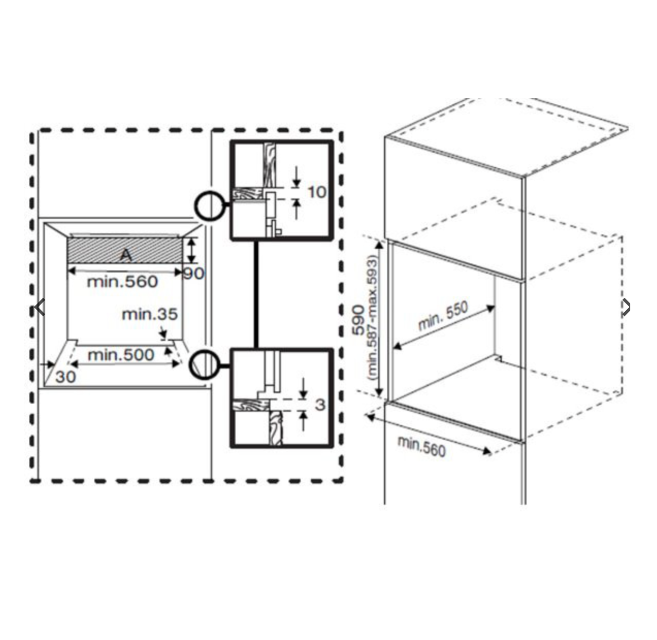 Horno 60 cm gas - BIGT22100XML