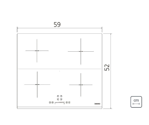 Placa de inducción 60 cm - 94751221