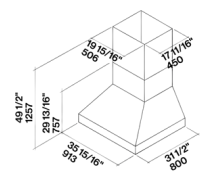 Campana Pyramid Outdoor - 36"/42"/48" -CPHN9046.A10#ZZZI210F