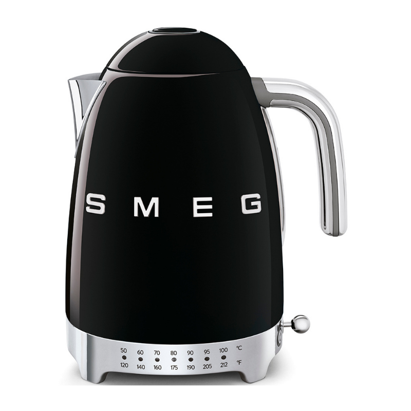 Variable temperature kettles smeg negro - KLF04BLUS