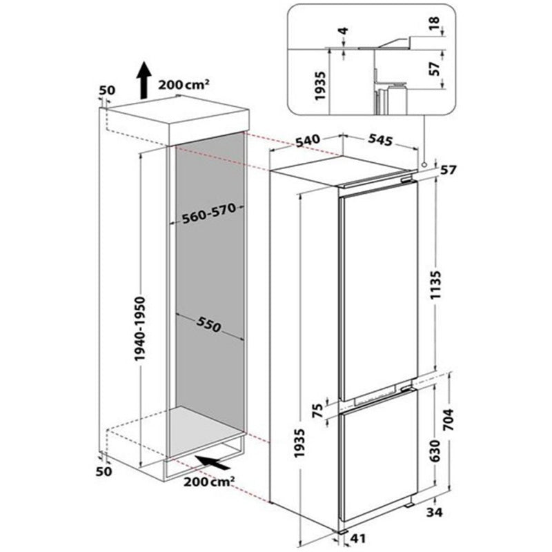 NEVERA PANELABLE BOTTON MOUNT 250L Tecnología xpert inverter para un desempeño superior. Eficiencia energética, preservación de alimentos y espacios flexibles -XPERT FLEX *Espacios diseñados para adaptarse a diferentes estilos de vida. Almacena ítems pequeños, grandes, o altos de la forma más simple e intuitiva *Sistema Multiflow que distribuye el aire de manera uniforme y permite crear el espacio ideal para una mejor conservación de los alimentos PUERTA REVERSIBLE