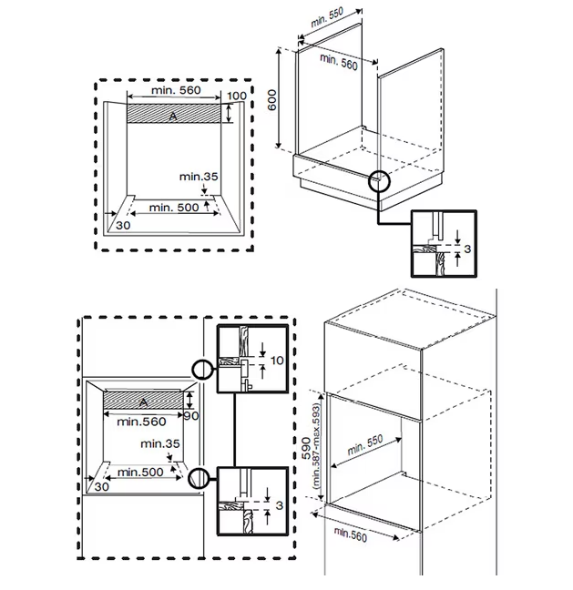 Horno multifunción 3D vapor asistido - BBIS13300XMSE