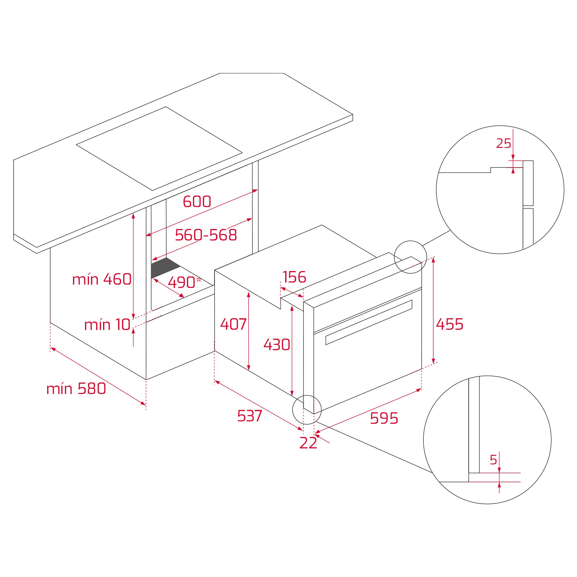 Horno Multifunción Compacto de Vapor - HLC 847 SC  Voltaje: 220 V Frecuencia: 60 Hz Potencia nominal máxima: 3400 W Amperaje: 15,45 A Clasificación energética: A+ Capacidad: 44 l / Capacidad tanque de agua: 1 l Guías telescópicas: Si Cierre soft: Si Bloqueo de niños: Si Hydroclean Pro: Si Termosonda: Si Asistente de cocción: Si Modo demo: Si Función eco: Si / Funcion combinada 20% vapor: Si Funciones especiales de vapor: 100% vapor, manual de regeneración, Sous vide, dureza del agua y descalcificación