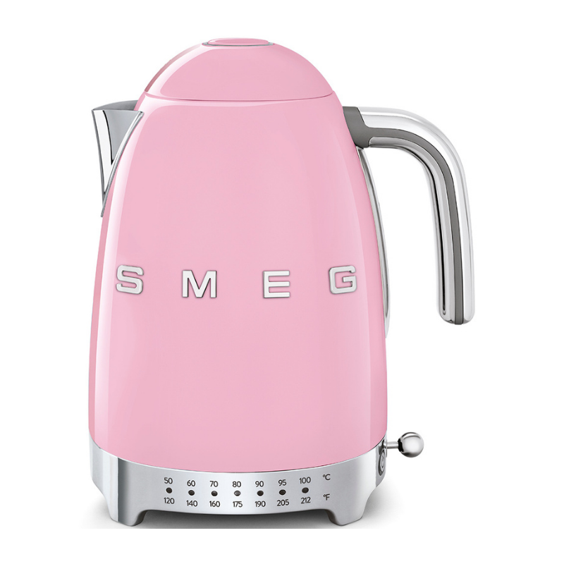 Variable temperature kettles smeg rosado - KLF04PKUS