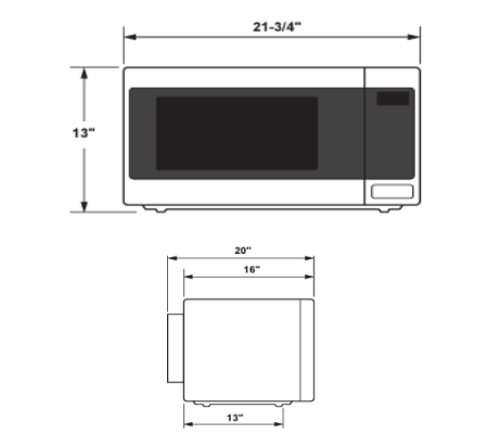 Microondas Acero Inox 1,5 pies - CEB515P2NSS