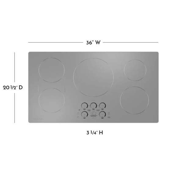 Cubierta Eléctrica Inducción 36''- ZHU36RSTSS