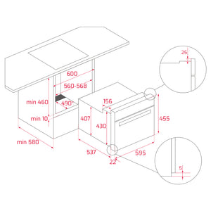 Horno Combi Microondas Compacto - HLC 844 C  Voltaje: 220 V Frecuencia: 60 Hz Potencia nominal máxima: 3400 W Amperaje: 15,45 A Capacidad: 40 l Cierre soft: Si Bloqueo de niños: Si Hydroclean: Si Función ECO: Si / Función Maxigrill: Si Niveles: 5 Ventilación tangencial: Si Inicio rapido: Si Horno de real convección: Si *No requiere entrepaño para instalación con calentador de platos teka