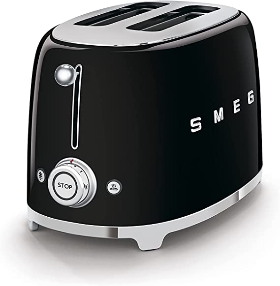 Toaster retro-style smeg negro - TSF01BLUS