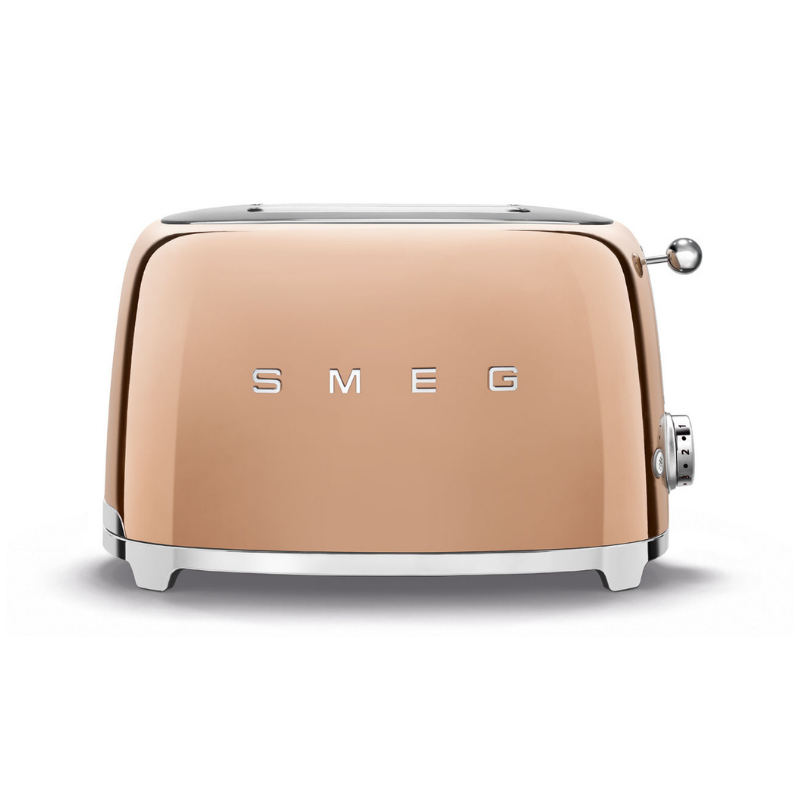 Toaster retro-style smeg rose gold - TSF01RGUS