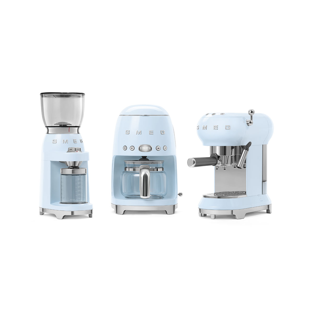 Coffee maker smeg azul pastel - DCF02PBUS