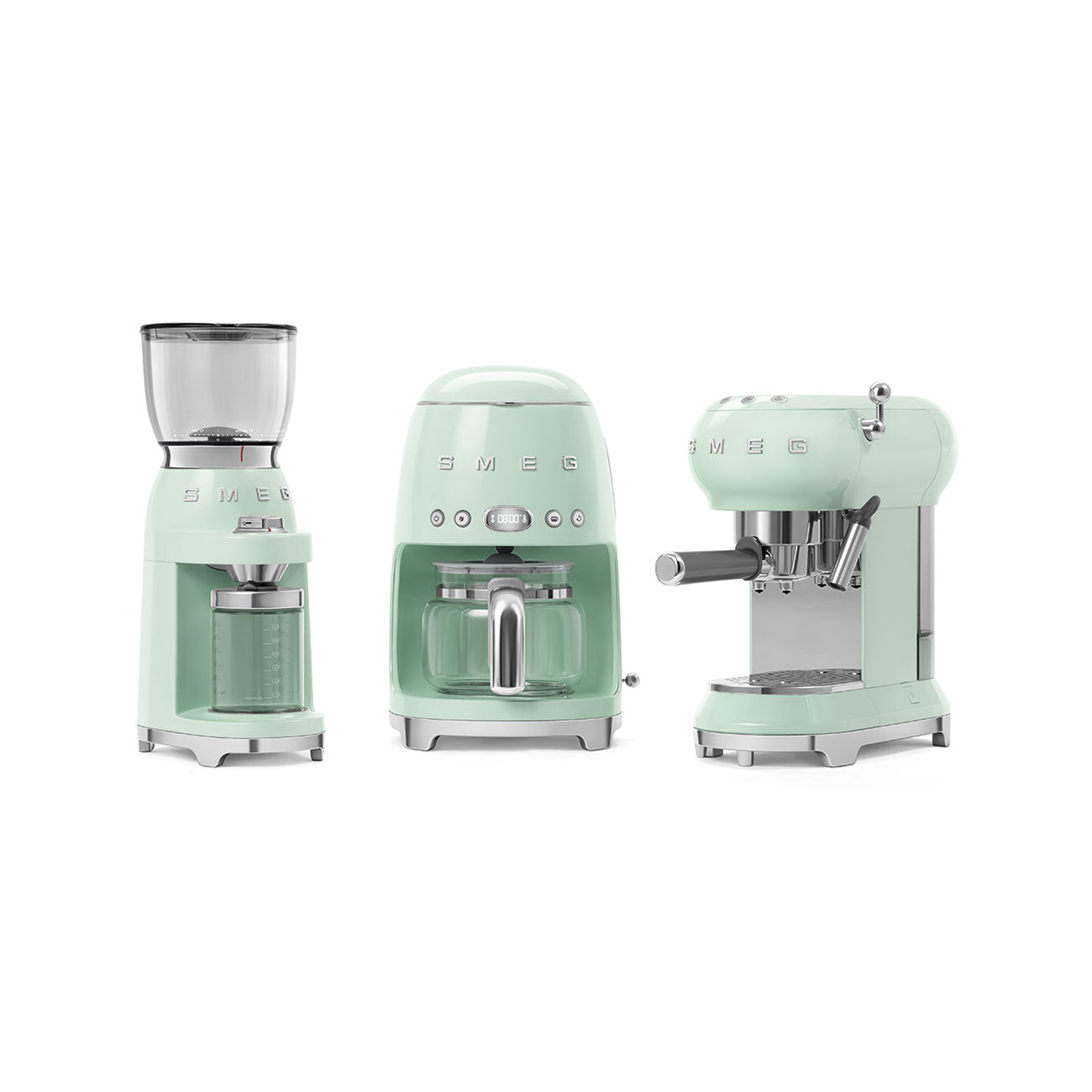 Coffee maker smeg verde pastel - DCF02PGUS