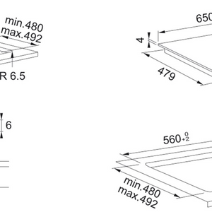 Cubierta Inducción de 65cm - FMA 654 I F BK  Voltaje: 220 V Potencia máxima: 7,2 kW Zonas de inducción: 4 Zona flexi: 1 Control: Táctil Booster: Si Temporizador: Si Control de niños: Si Niveles de potencia: 18 + Booster Limitación de potencia: Si Cable de acometida: N°8 aWg* Funciones especiales: Cookassist, hervir, derretir, Mantener caliente, cocer a fuego lento Modo demo: Si