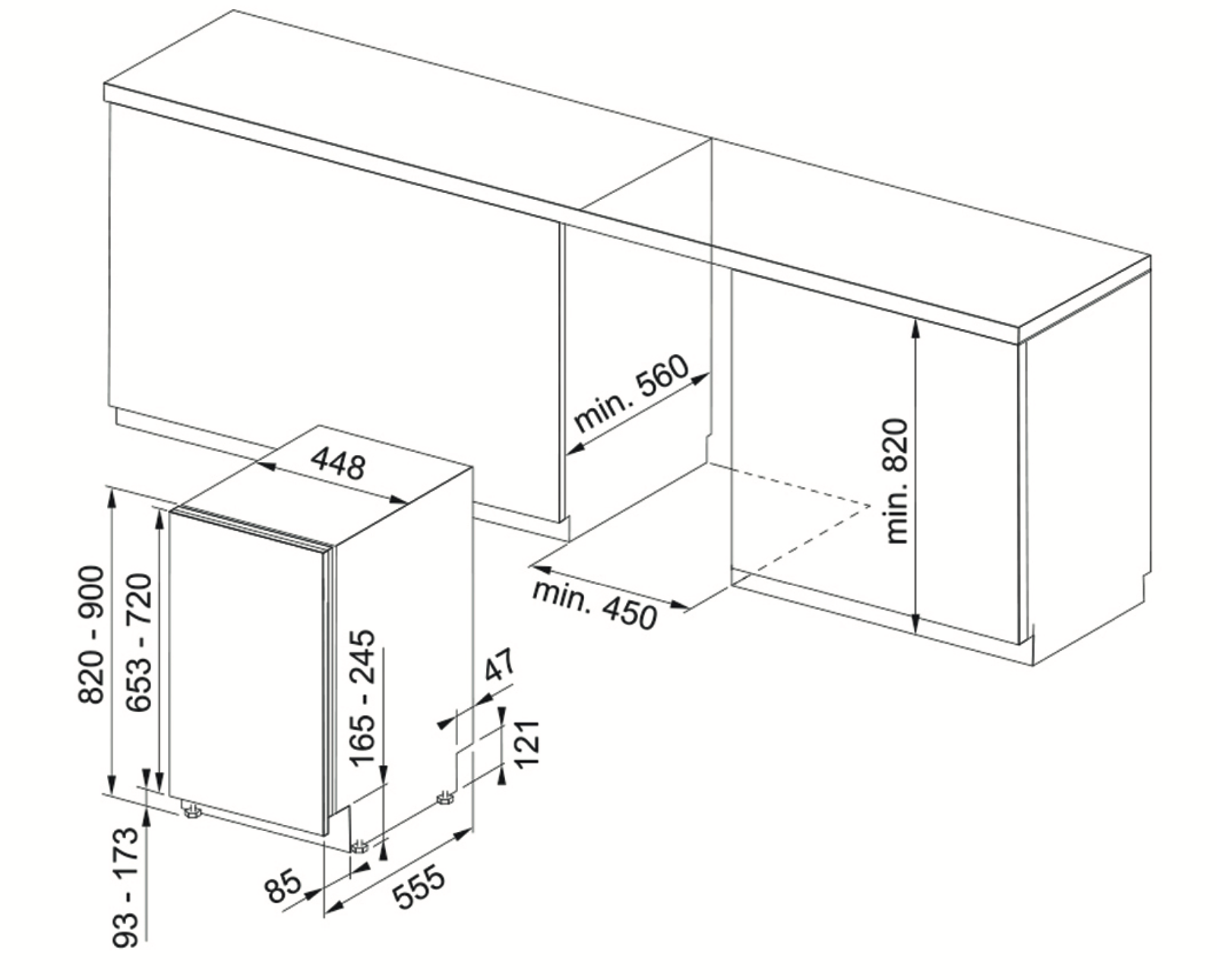 Lavavajillas panelable de 45cm - FDW 4510 E8P E  Voltaje: 220 V Potencia máxima: 1900W Capacidad: 10 puestos estándar* Sistema de secado: Natural con abrillantador se sugiere abrir la puerta para un mejor resultado Panelable: Si Número de programas: (8) Eco, autor intensivo, auto mixto, cristalería, rápido 30', silencioso, desinfección, prelavado Funciones especiales: Multizone, aplazamiento, pastillas Lavado a media carga: Si, superior o inferior Suministro de agua: Fría hasta 45°c