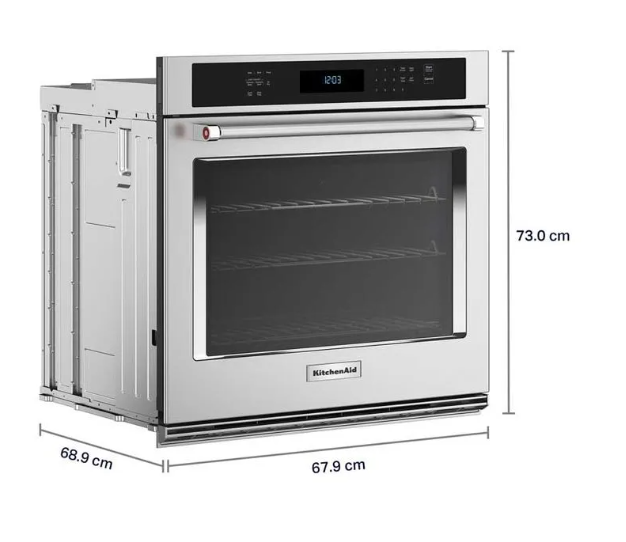 Horno Eléctrico Convección Acero Inox 68cm - KOES527PSS