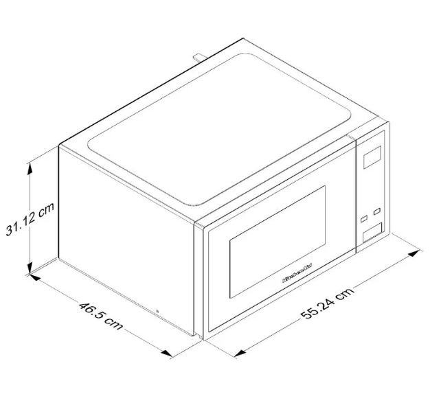 Microondas de Mesa o Empotre Acero Inox - KMCS324RPS