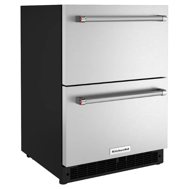 Cajón Doble de Refrigeración Acero Inox 60cm - KUDR204KSB