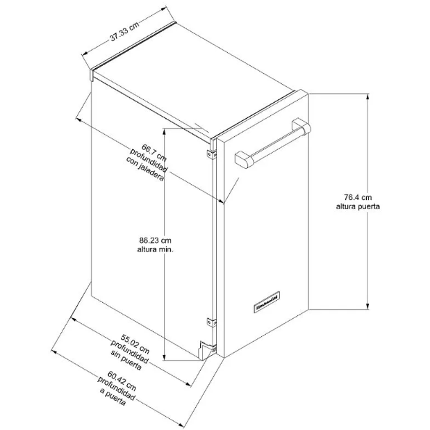 Fabricador de Hielo Acero Inoxidable - LKUIX335PPS