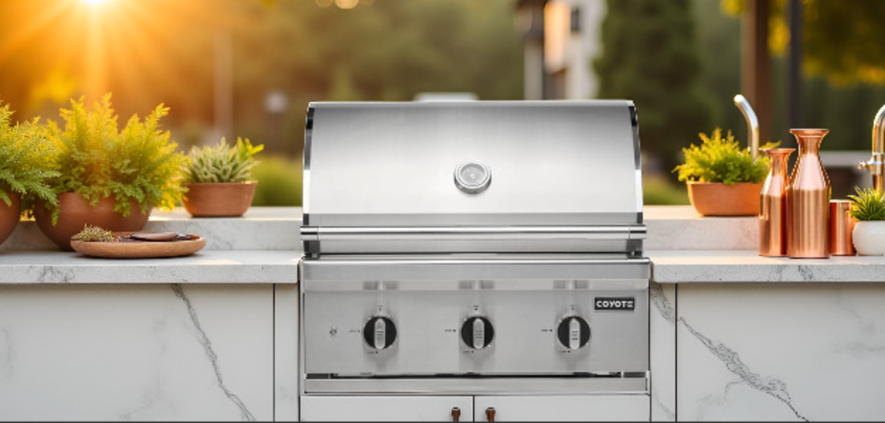 PARRILLA PARA EMPOTRAR COYOTE 30" SERIE C -C3C30NG - C3C30LP