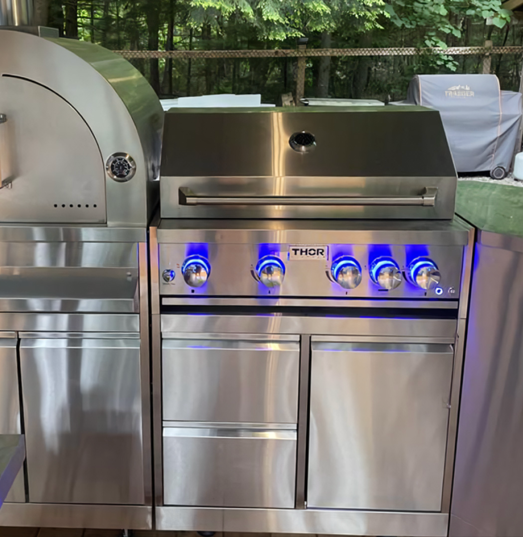 MK04SS304 - BBQ de Empotrar 81CM  - THOR