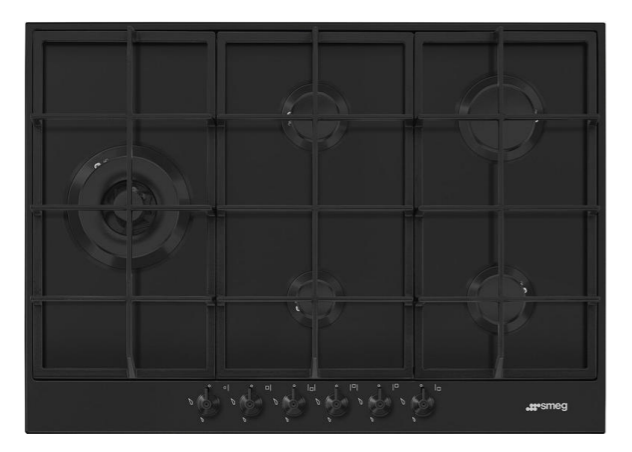 CUBIERTA GAS 73 CM - PX375LMB - SMEG