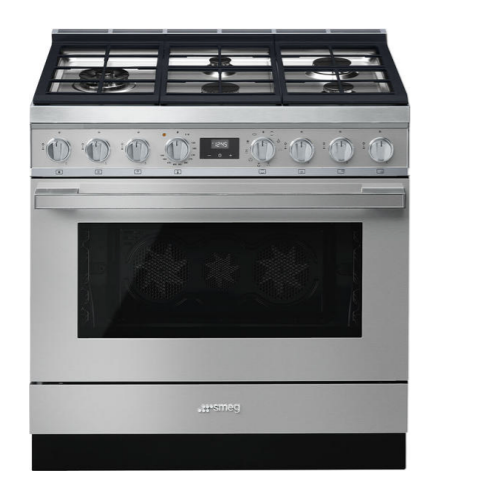 RANGE ESTUFA + HORNO, 90 CMS - CPF36UGMX - SMEG