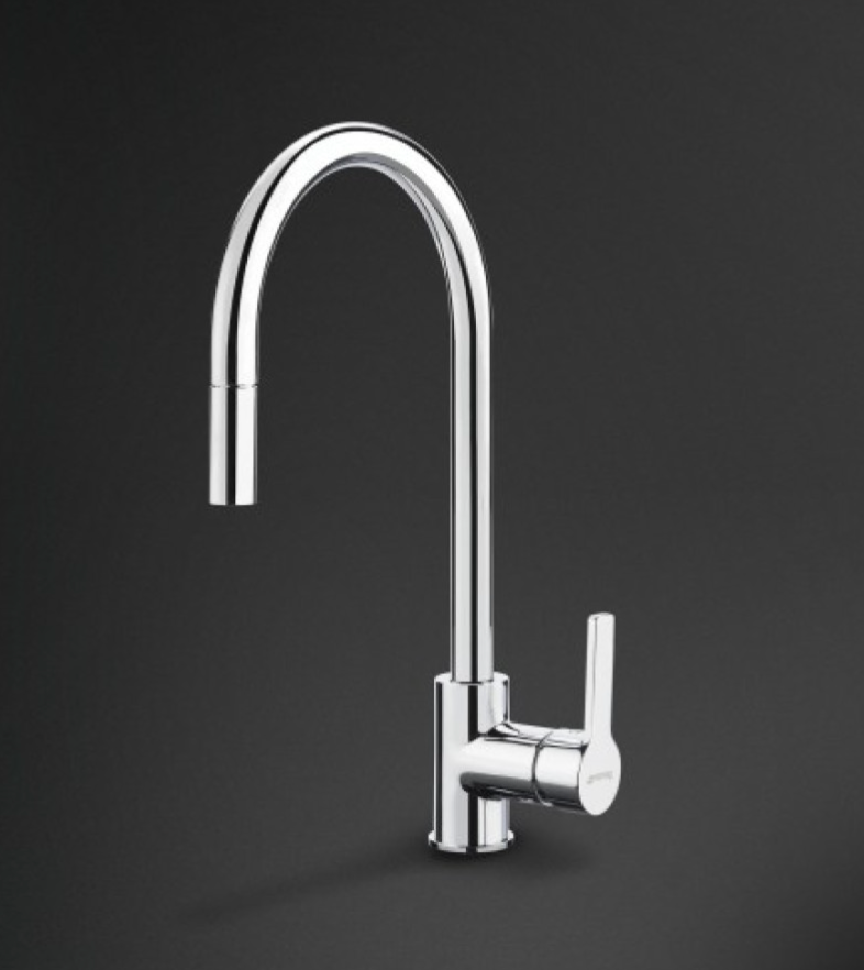 GRIFO DE COCINA MONOMANDO CROMADO - MID2CR - SMEG