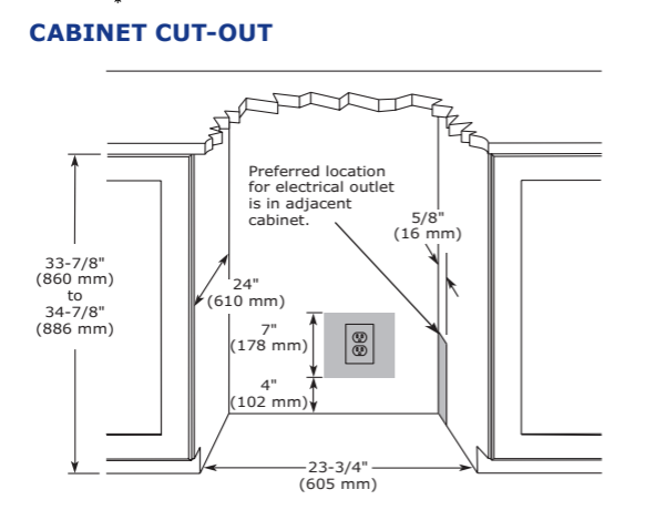 CENTRO DE BEBIDAS PANELABLE 24" SERIE 2000 - U-2224BEVINT-00B - U LINE