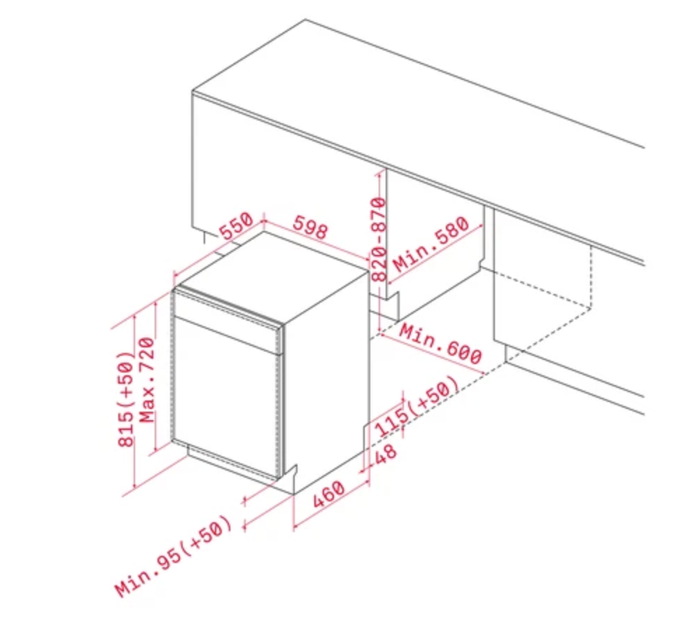 LAVAVAJILLAS PANELABLE 60 CM  DW857FIM - 40782127 - TEKA
