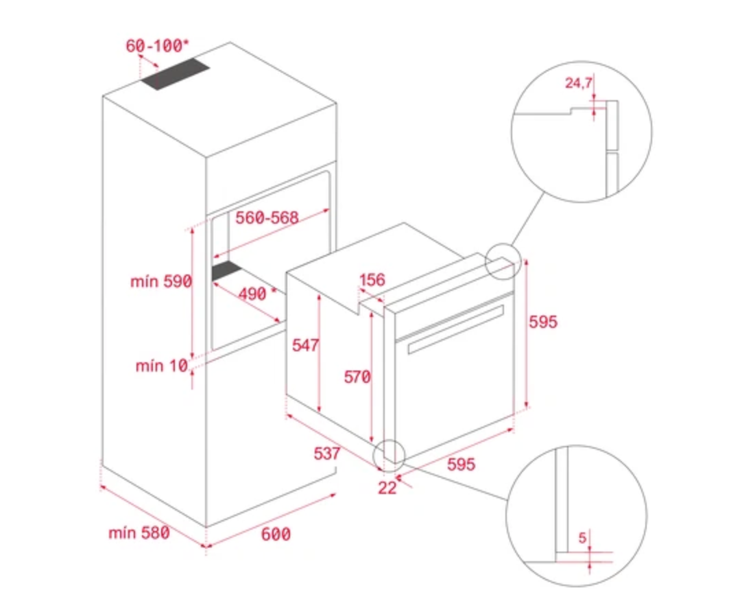 HORNO ELECTRICO - HSB 635 - TEKA