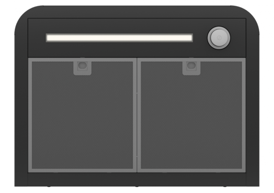 CAMPANA EXTRACTORA NEGRA SMART DECO - FSMD 508 BK - FRANKE