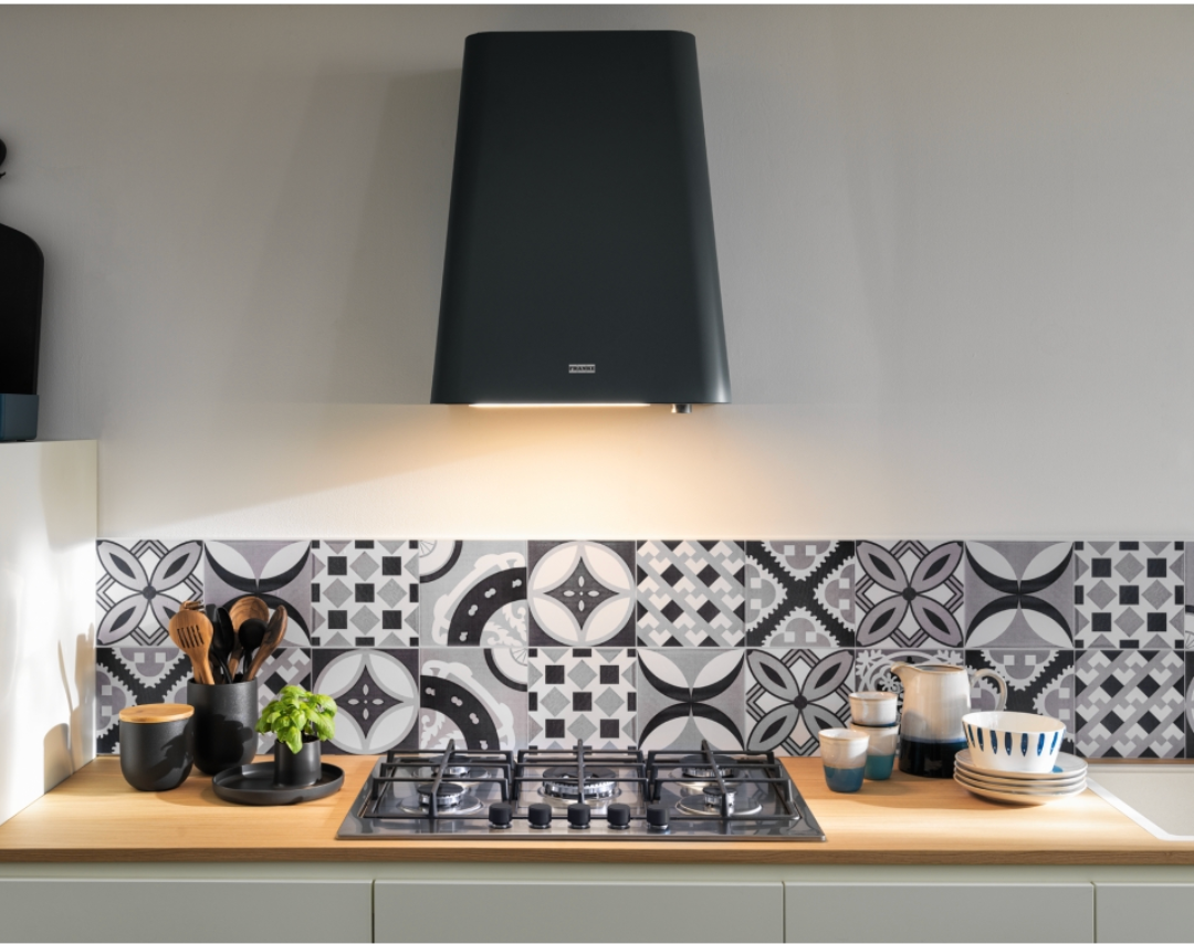 CAMPANA EXTRACTORA NEGRA SMART DECO - FSMD 508 BK - FRANKE