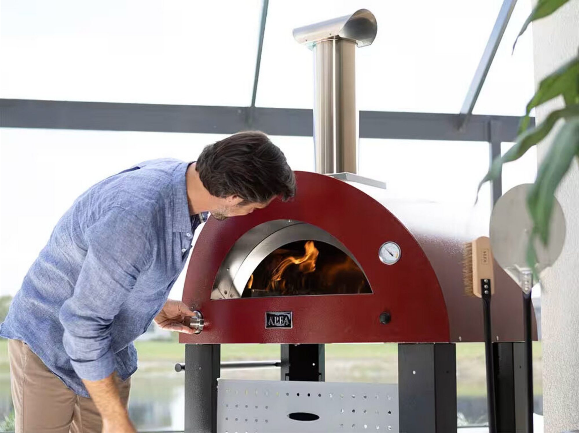 HORNO PIZZA MODERNO 2 PIZZE - ALFAFORNI