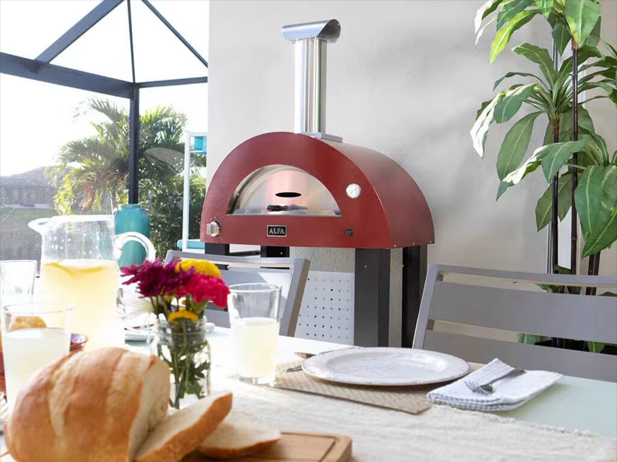HORNO PIZZA MODERNO 2 PIZZE - ALFAFORNI